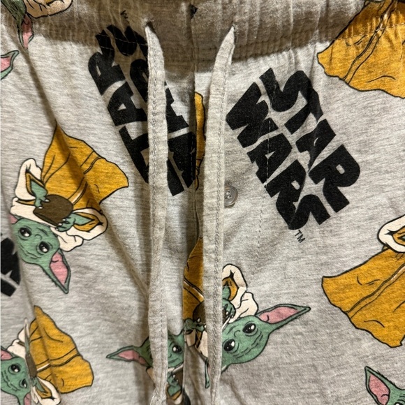 Star Wars Baby Yoda Eating Soup Men’s pajama Pants Sz M - Picture 5 of 8